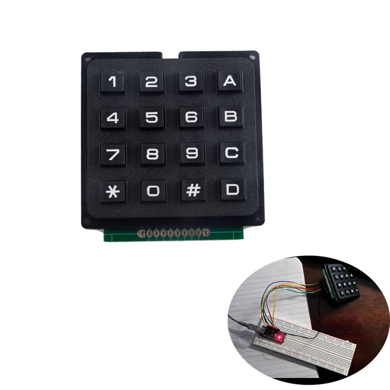 NEXTION 16 Keys Matrix Keypad 4x4 Membrane Keyboard Module Array Switch for Arduino - Image 1